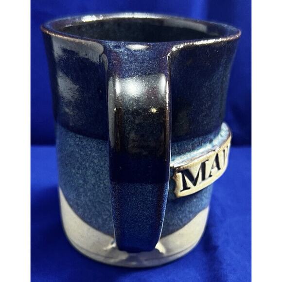 Stegall signed Art Pottery Stoneware Glazed Maw Maw Coffee Tea Mug*Used* - Picture 4 of 8